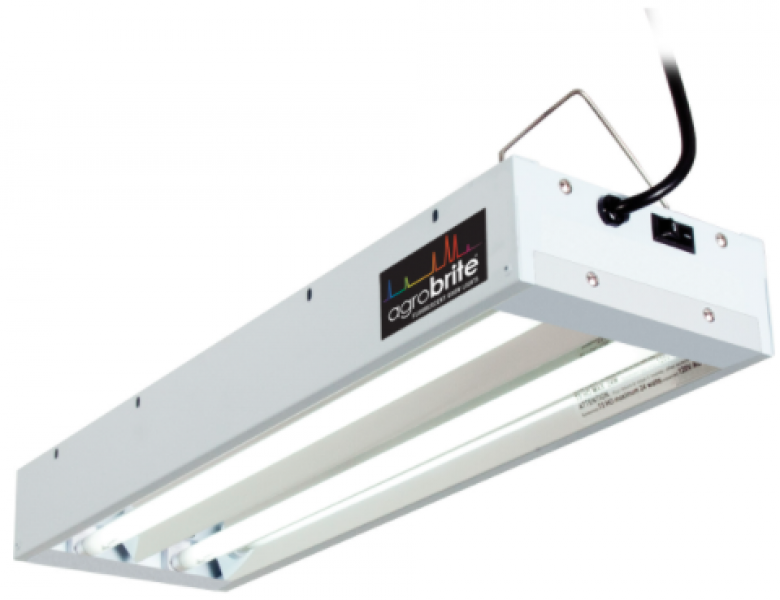 AgroBrite T5 48W 2' 2-Tube Fixture with Lamps