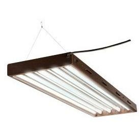 AgroBrite Designer T5 216W 4' 4-Tube Fixture with Lamps