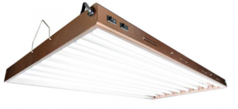 AgroBrite T5 432W 4' 8-Tube Fixture with Lamps