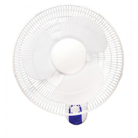 16 in Wall Fan. 3 speed selection (high/med/low): pull-rope control