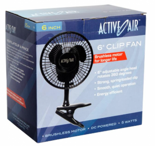 Active Air 6 in Clip Fan, 5 w