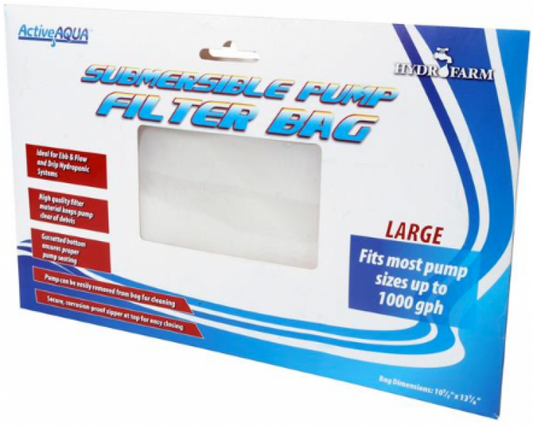 Active Aqua Submersible Pump Filter Bag, 10.5'' x 13.125''