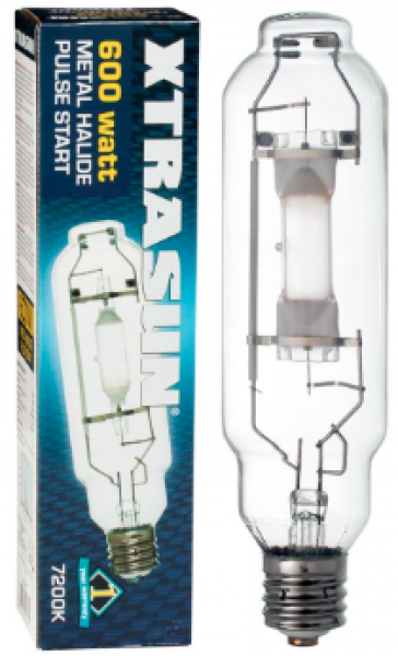 Xtrasun Metal Halide (MH) Pulse Start Lamp, 600W, 7200K