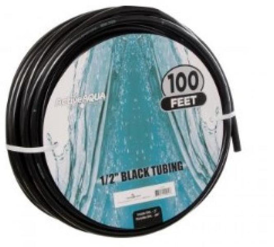 Active Aqua 1/2 in ID Black Tubing