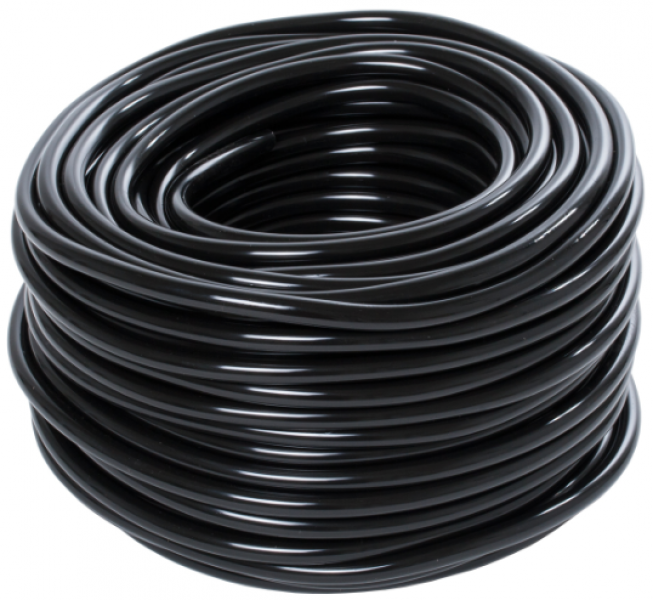 Active Aqua 3/16 in ID Black Tubing, 100 ft Roll