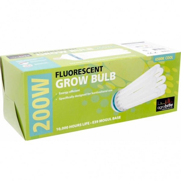 AgroBrite Compact Fluorescent Lamp, Cool, 200W, 6500K