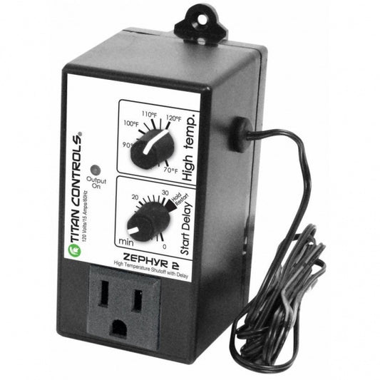 Titan Controls Zephyr 2 - High Temperature Shut-Off with Delay