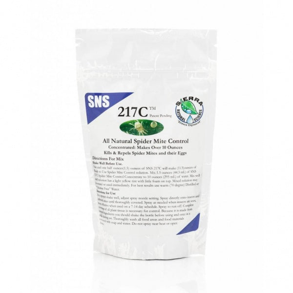 SNS 217C Spider Mite Control Concentrate, 1.5 oz Pouch